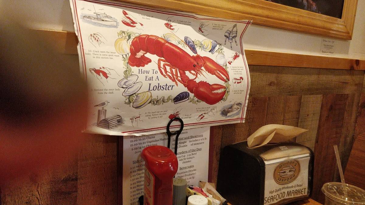 Menu at Fishermen's Net Seafood Restaurant & Market, Brunswick