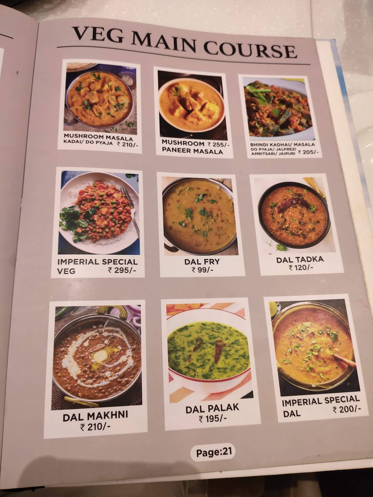 Food Island Restaurant menu