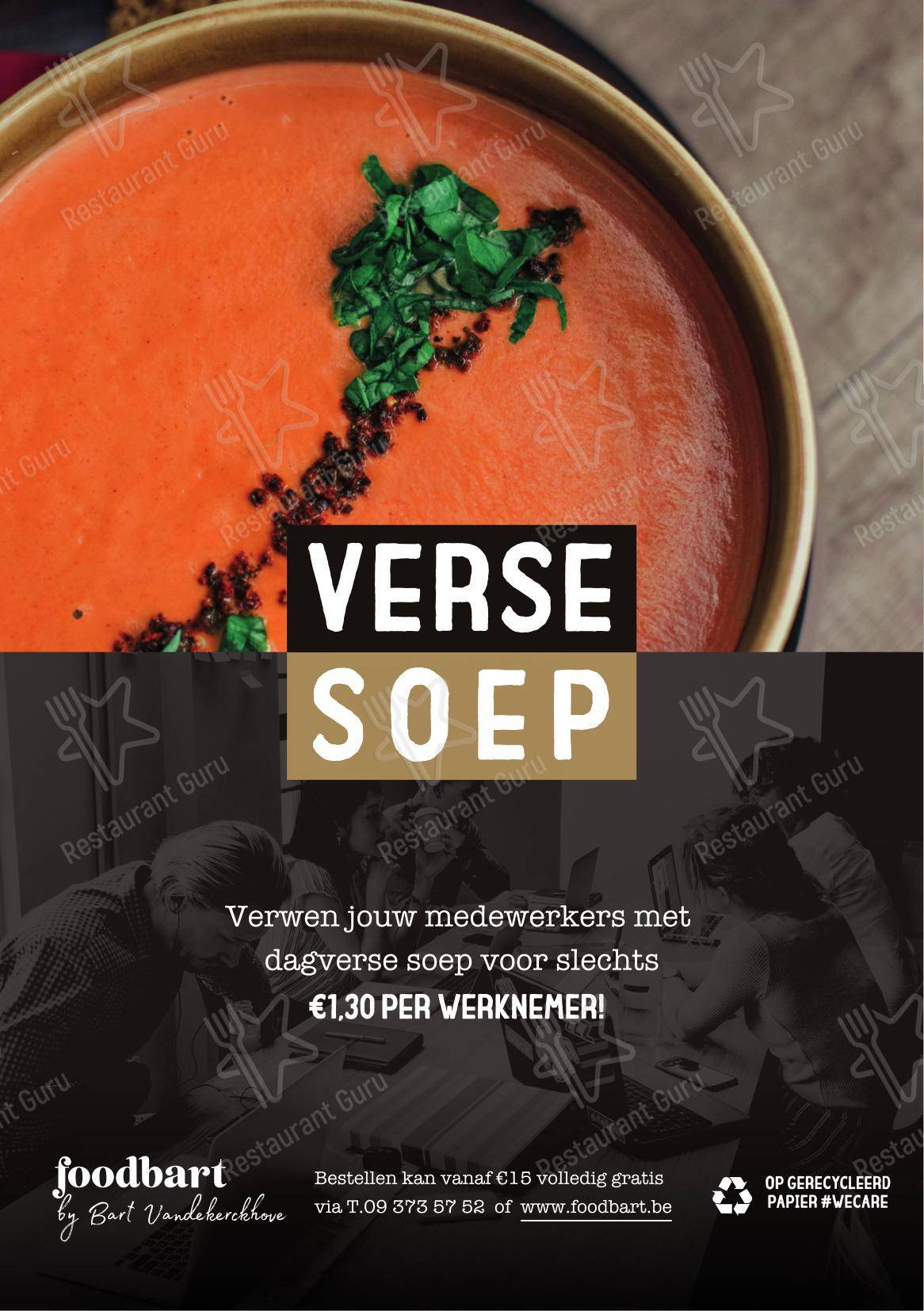 Menu pour Foodbart - Ночное меню