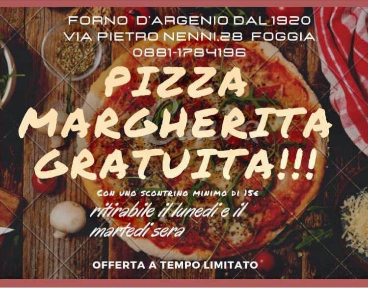 Menu di Forno Salvatore d’Argenio 