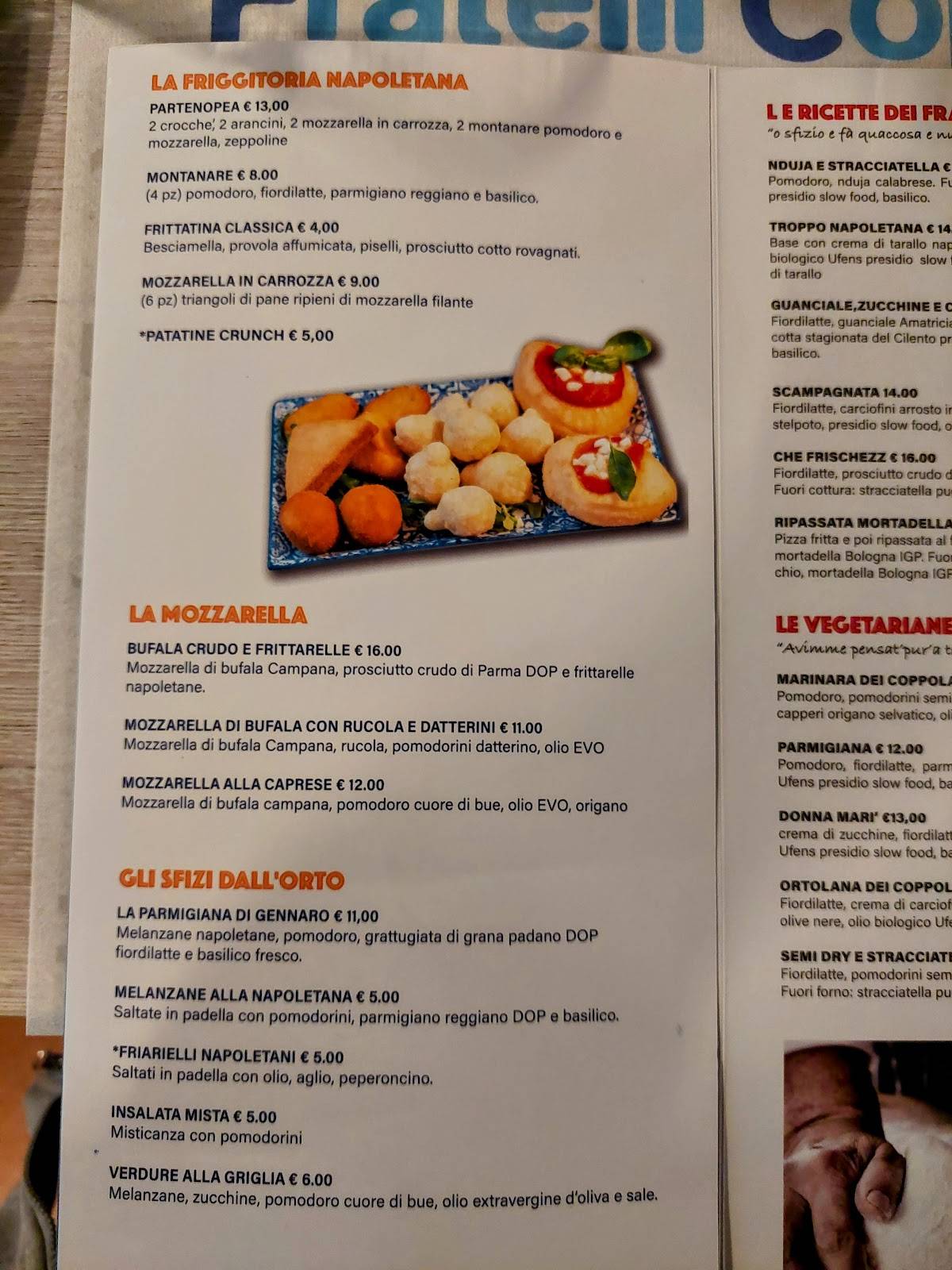 Menu di Fratelli Coppola - Dottesio 