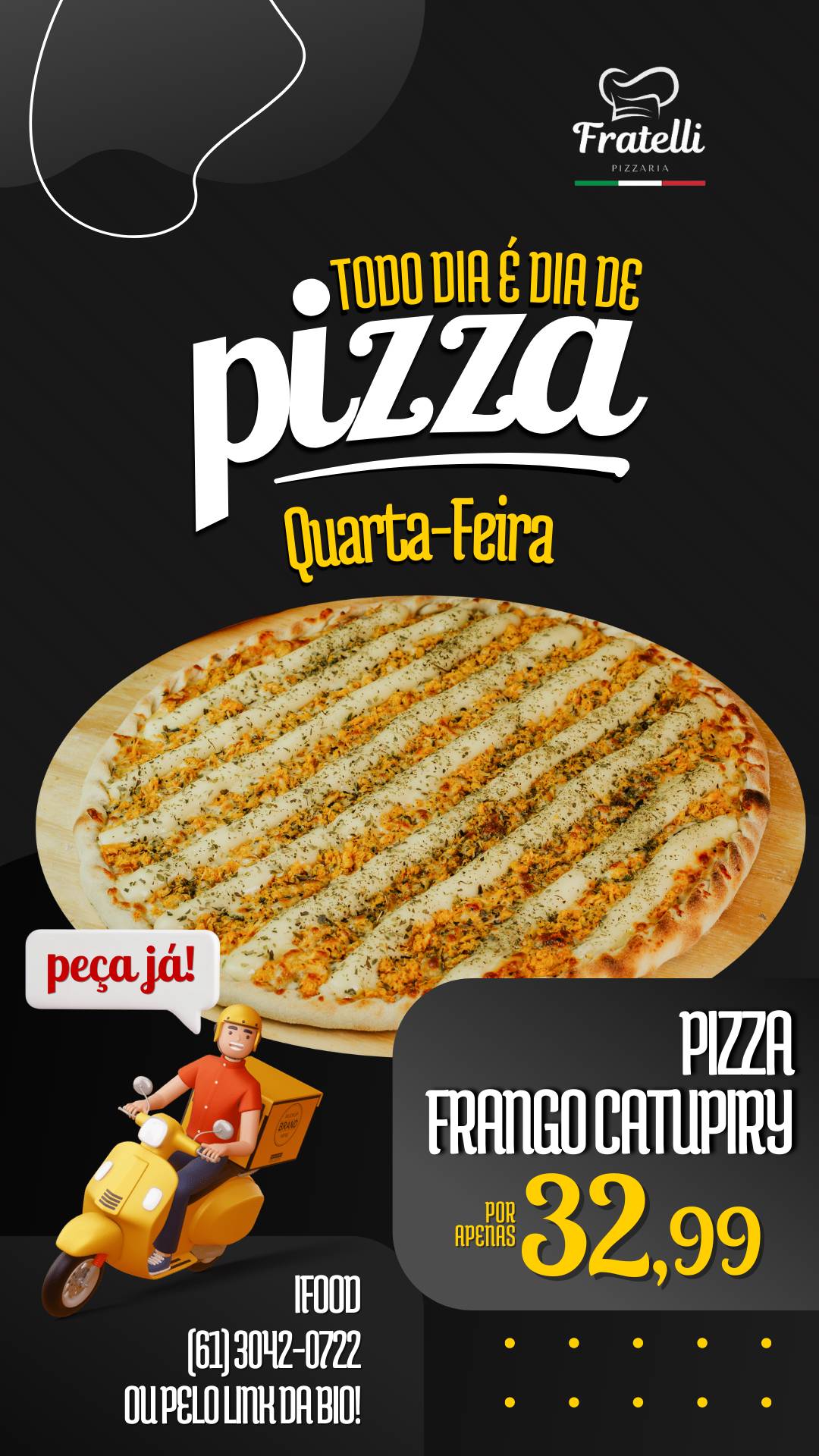 Fratelli Pizzaria cardápio