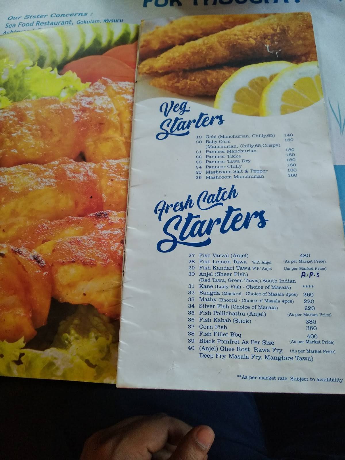 Menu at Fresh Catch Seafood Restaurant, Mysuru, /3