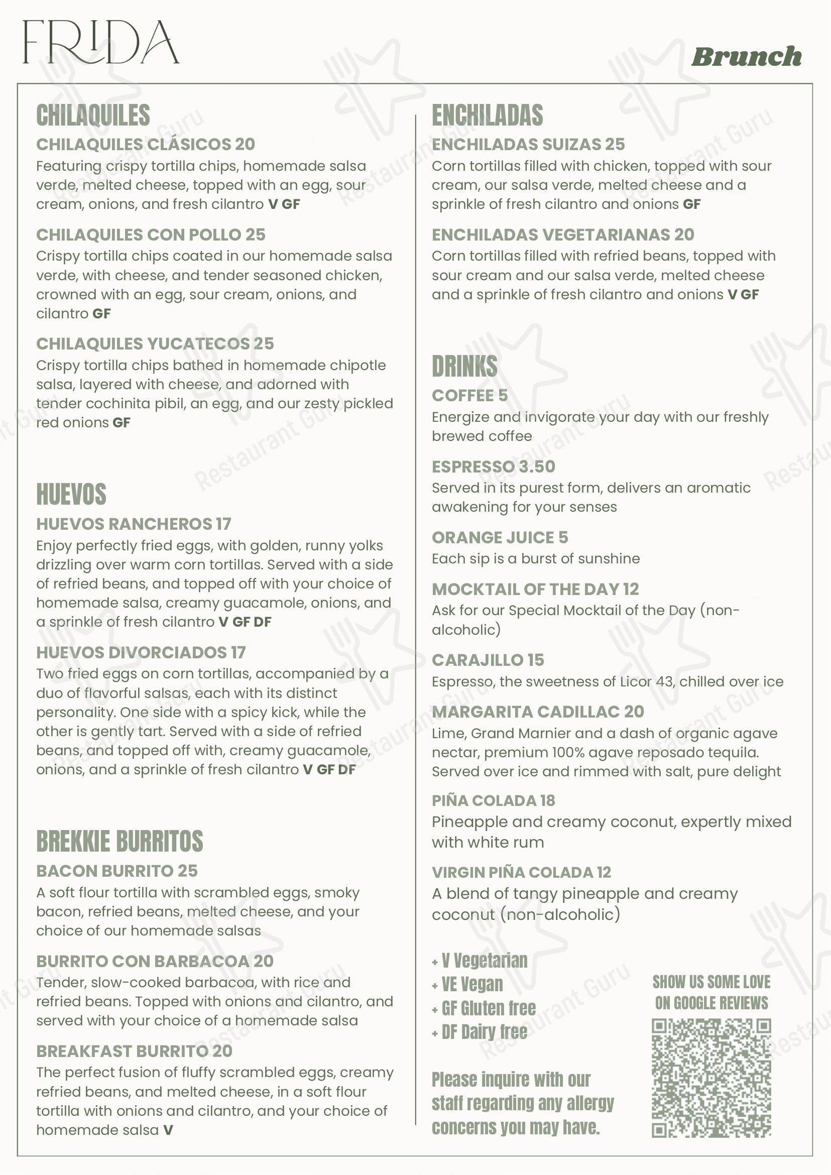 Menu bar per Frida Seefeld in Zurigo
