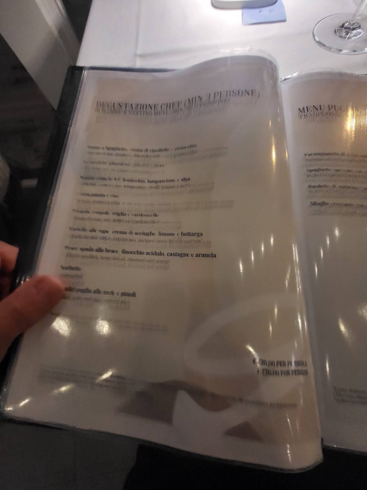 Menu di Gallo Restaurant 