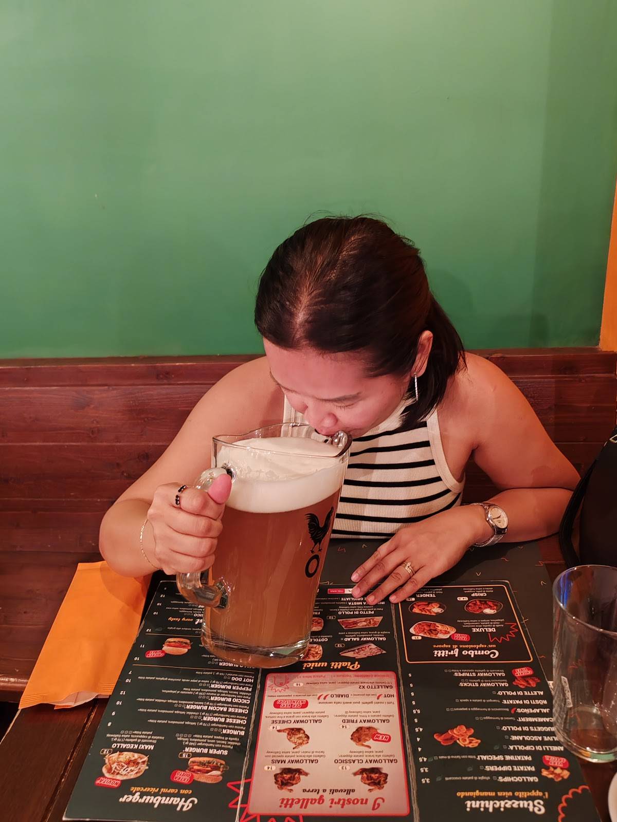 Menu di Galloway Roma 