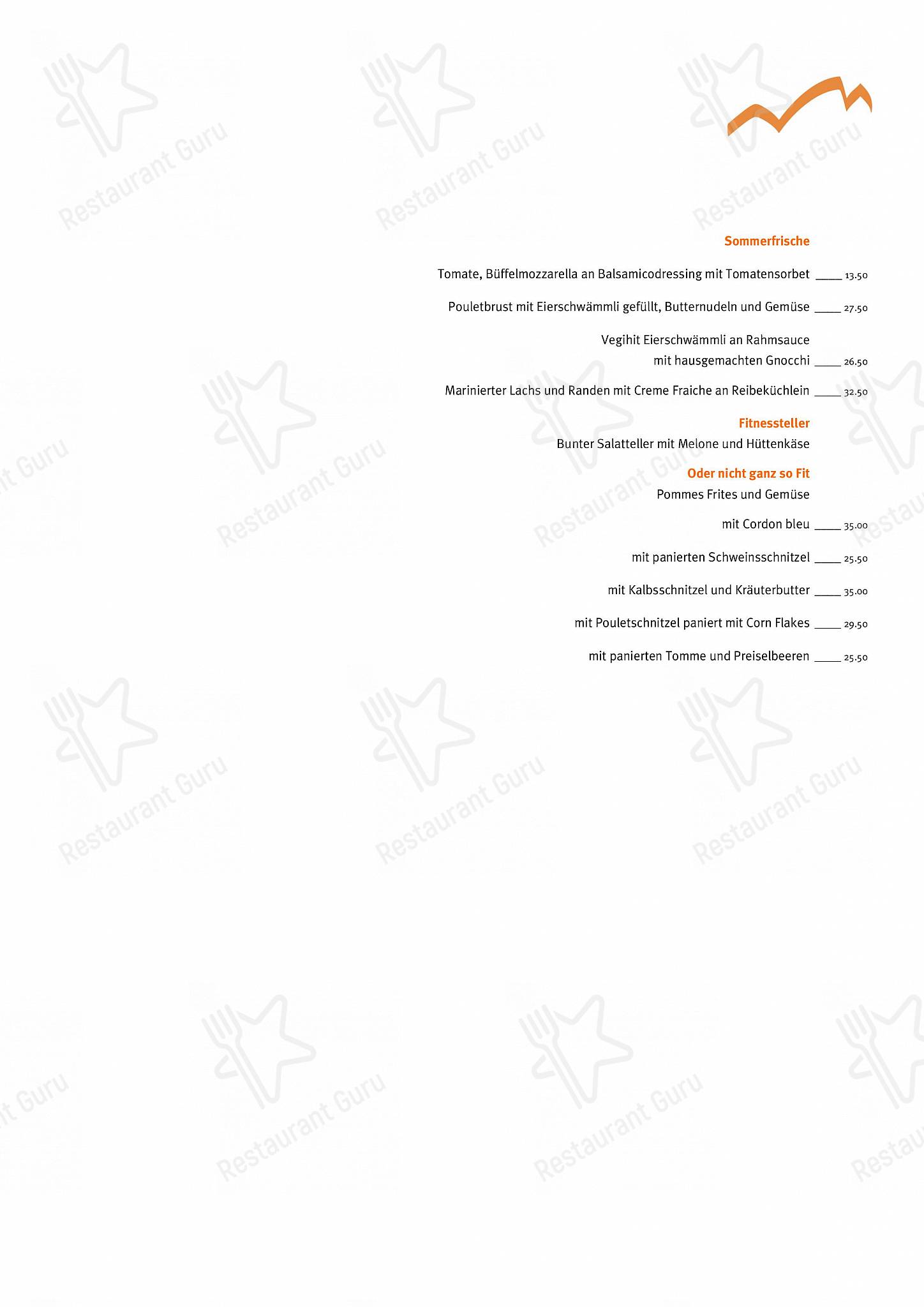 Menu per Gasthaus Sonne in Glarona Sud