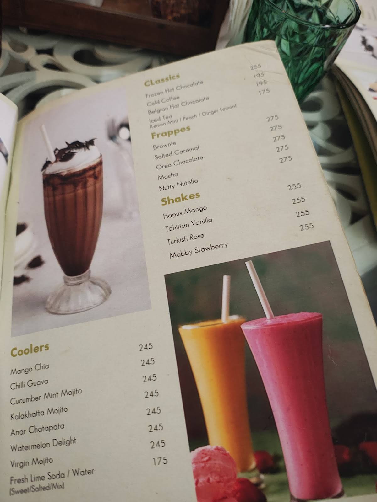 German Bakery Lonavala menu