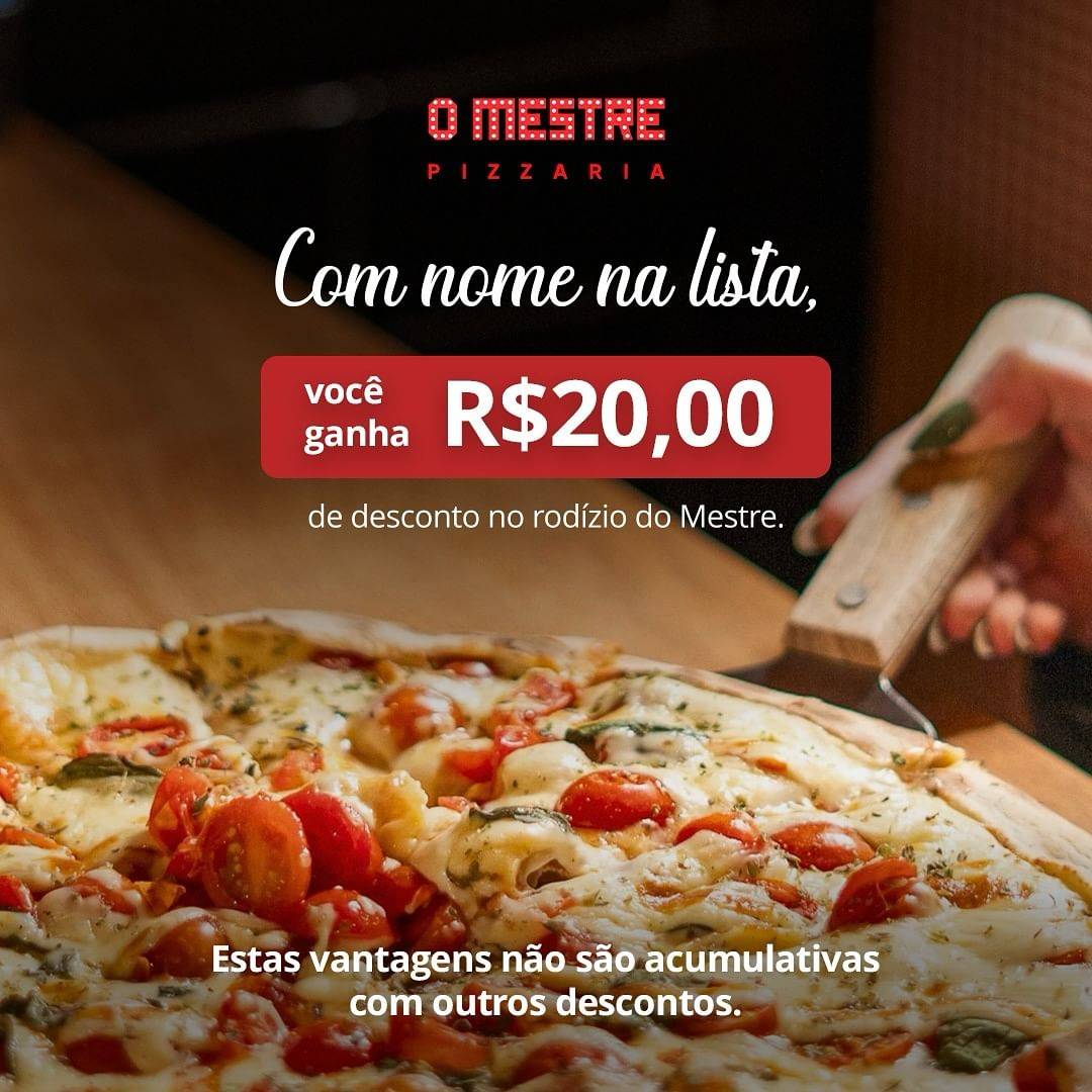 Menu em O Mestre Pizzaria Gourmet & Sushi, Gramado