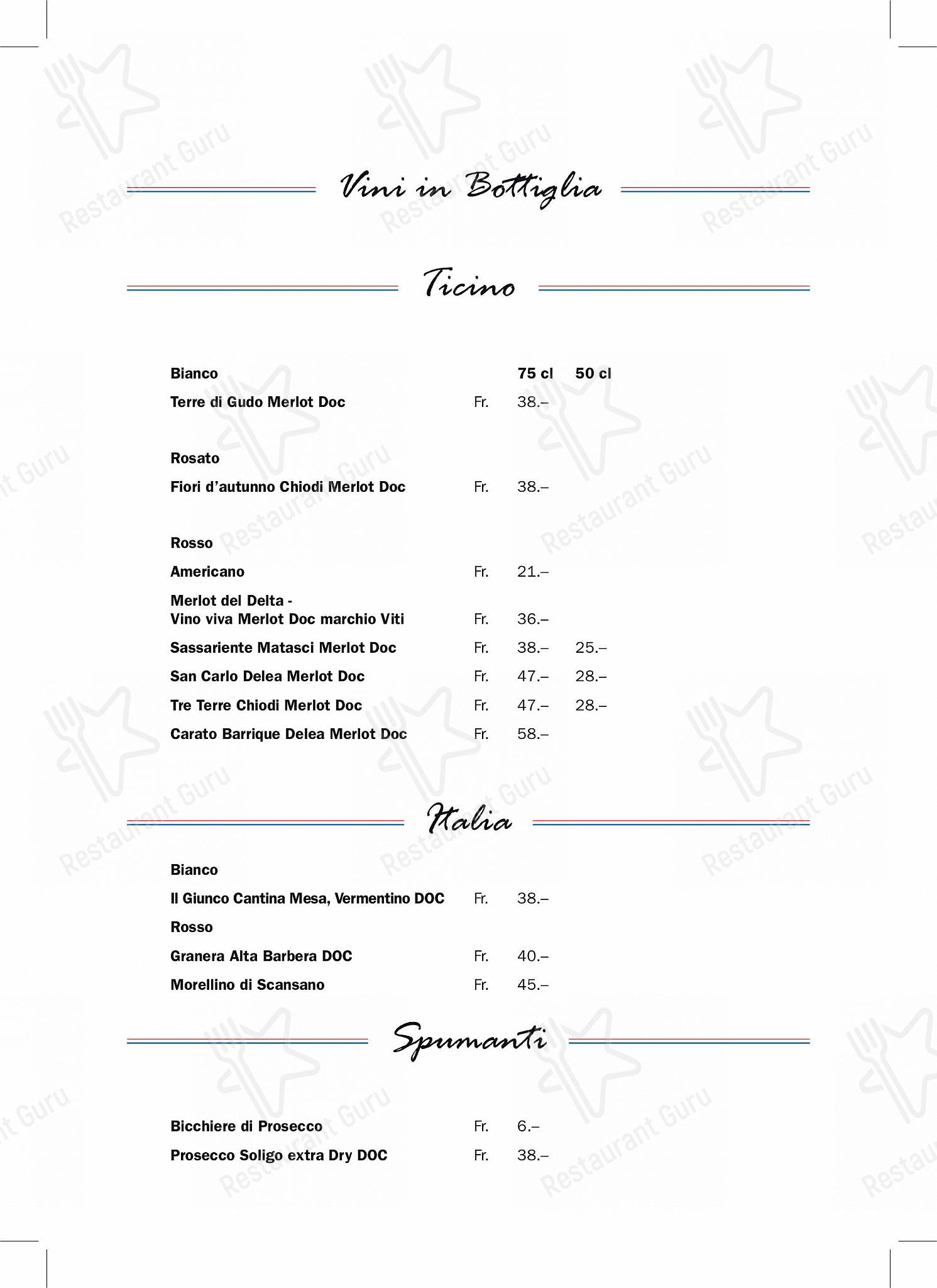 At Home Catering Menu per Grotto Raffael in Losone