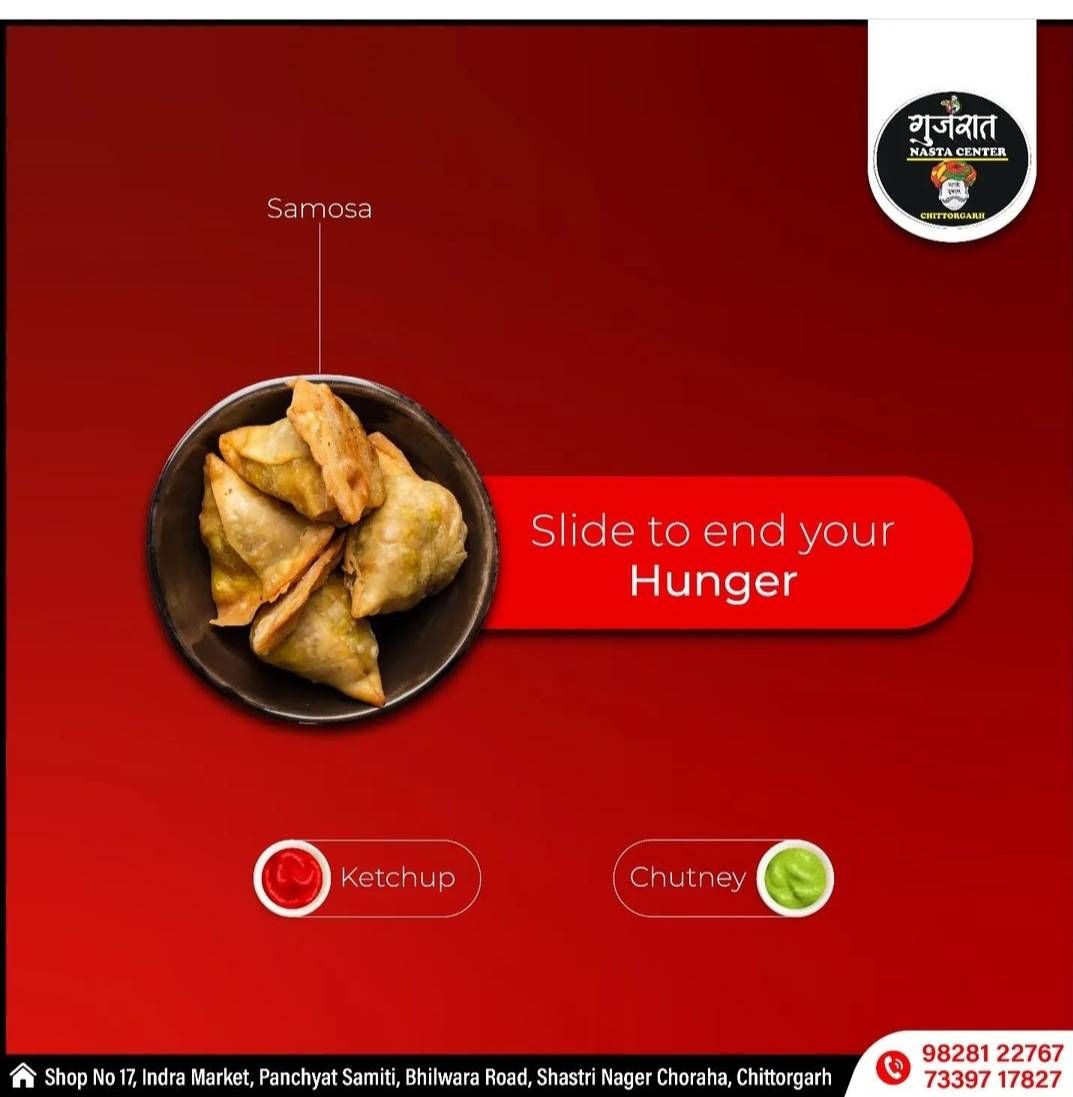 Gujarat Nasta Center menu