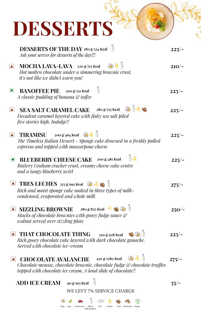 Mocha Cafe & Bar menu