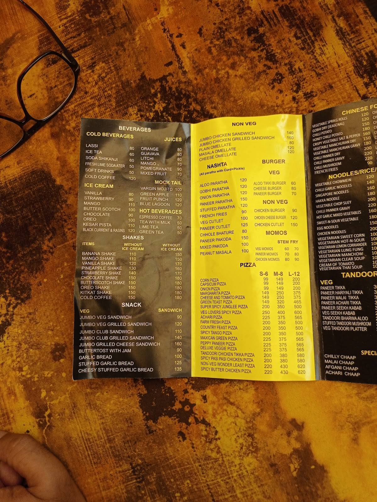 HUKUM THE FAMILY RESTAURANT menu