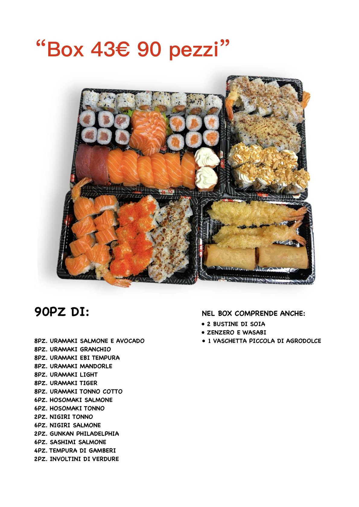 Menu di Ristorante Hachikō 