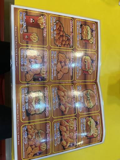 Hot & Crispy Restaurant menu