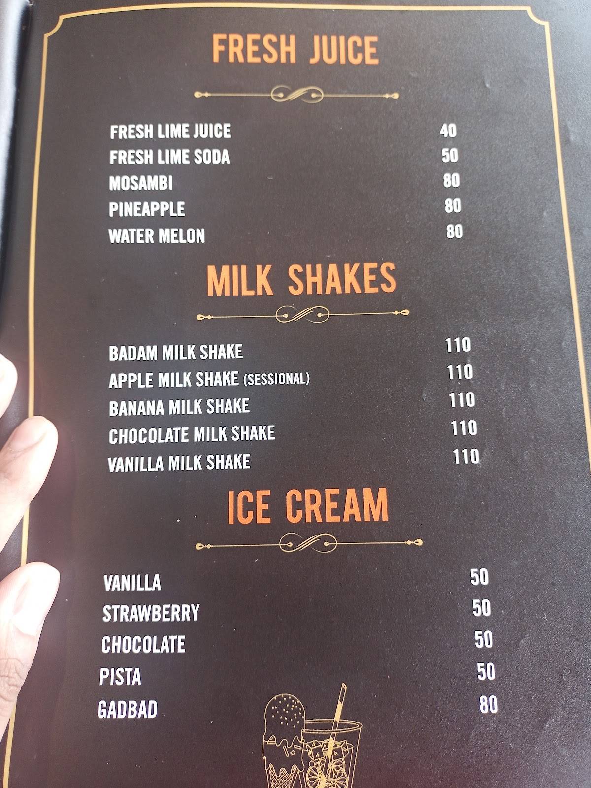 Hotel Shri Ganesh menu