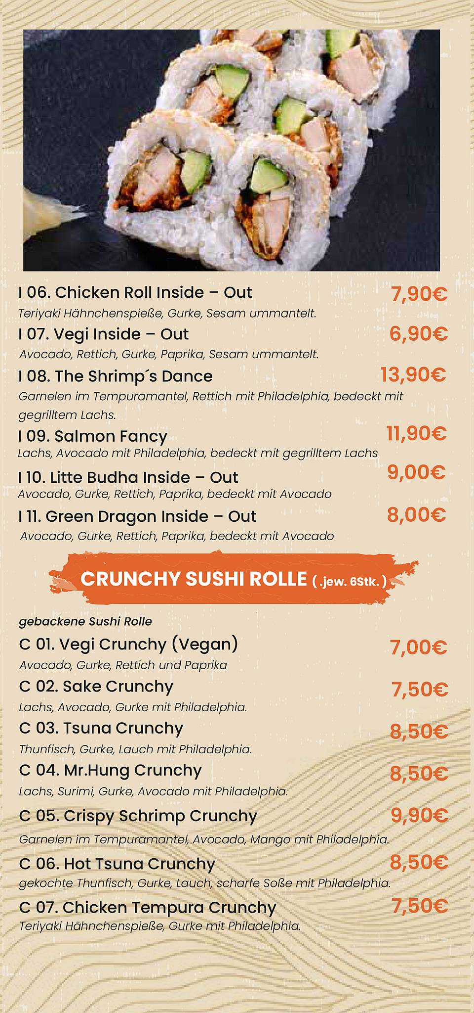 Speisekarte von Hung Street Kitchen restaurant, Hagen