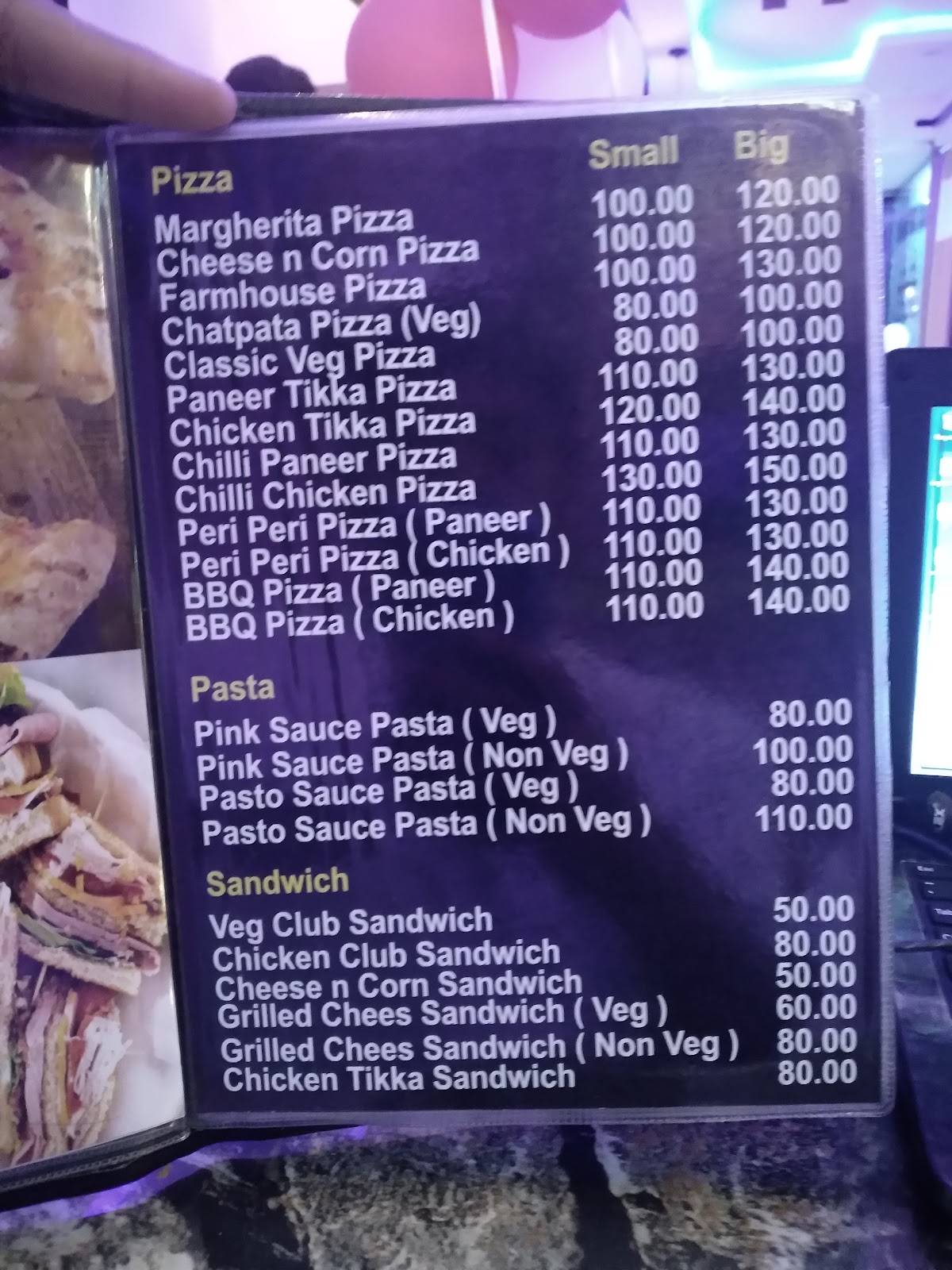 Hunsur cafe menu