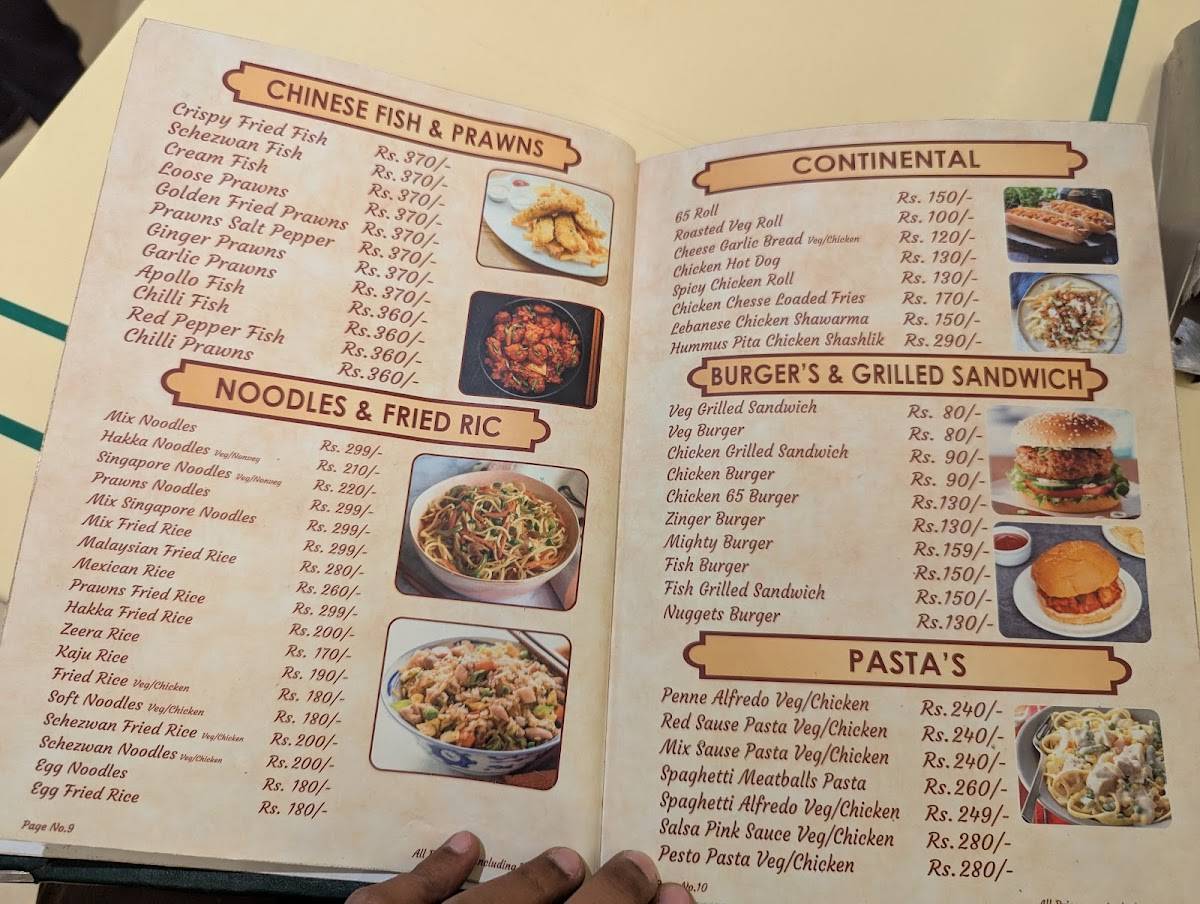 Pista House Alijah Kotla menu