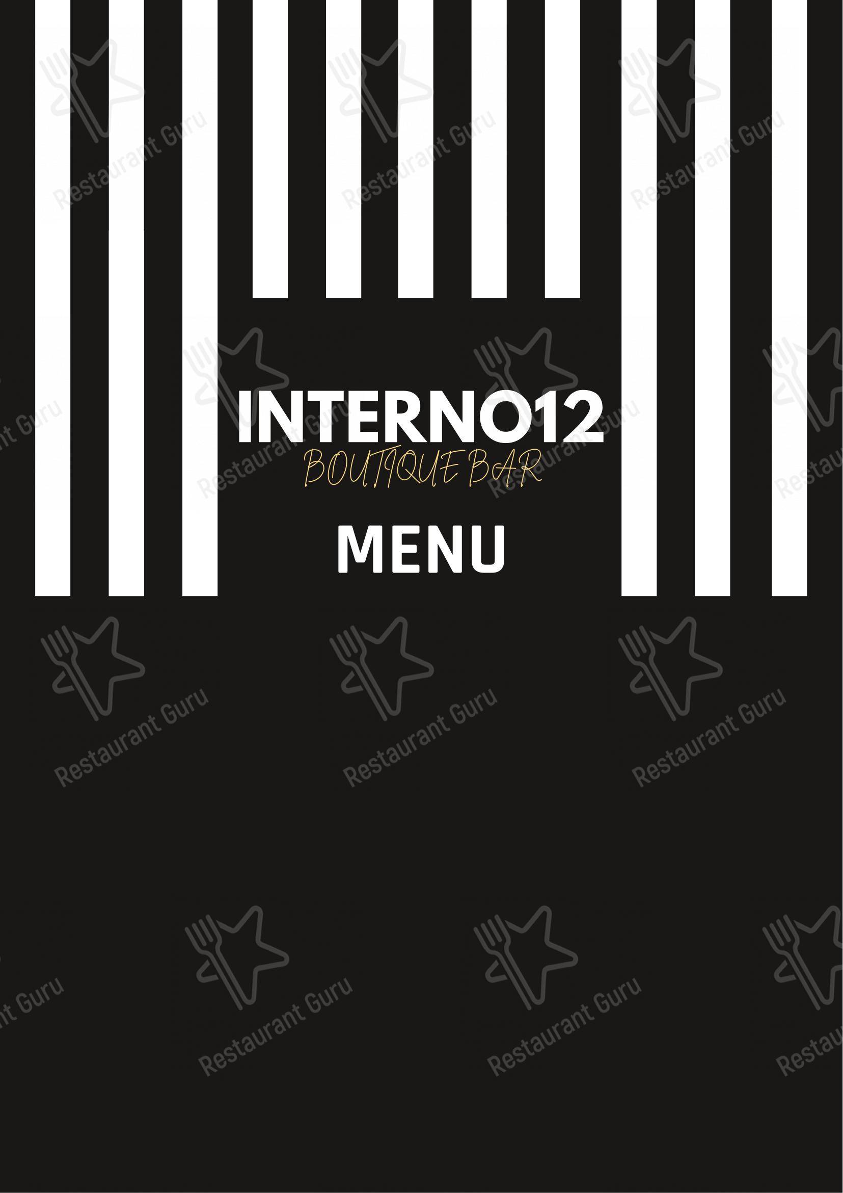 Menu di Interno12 - Menu