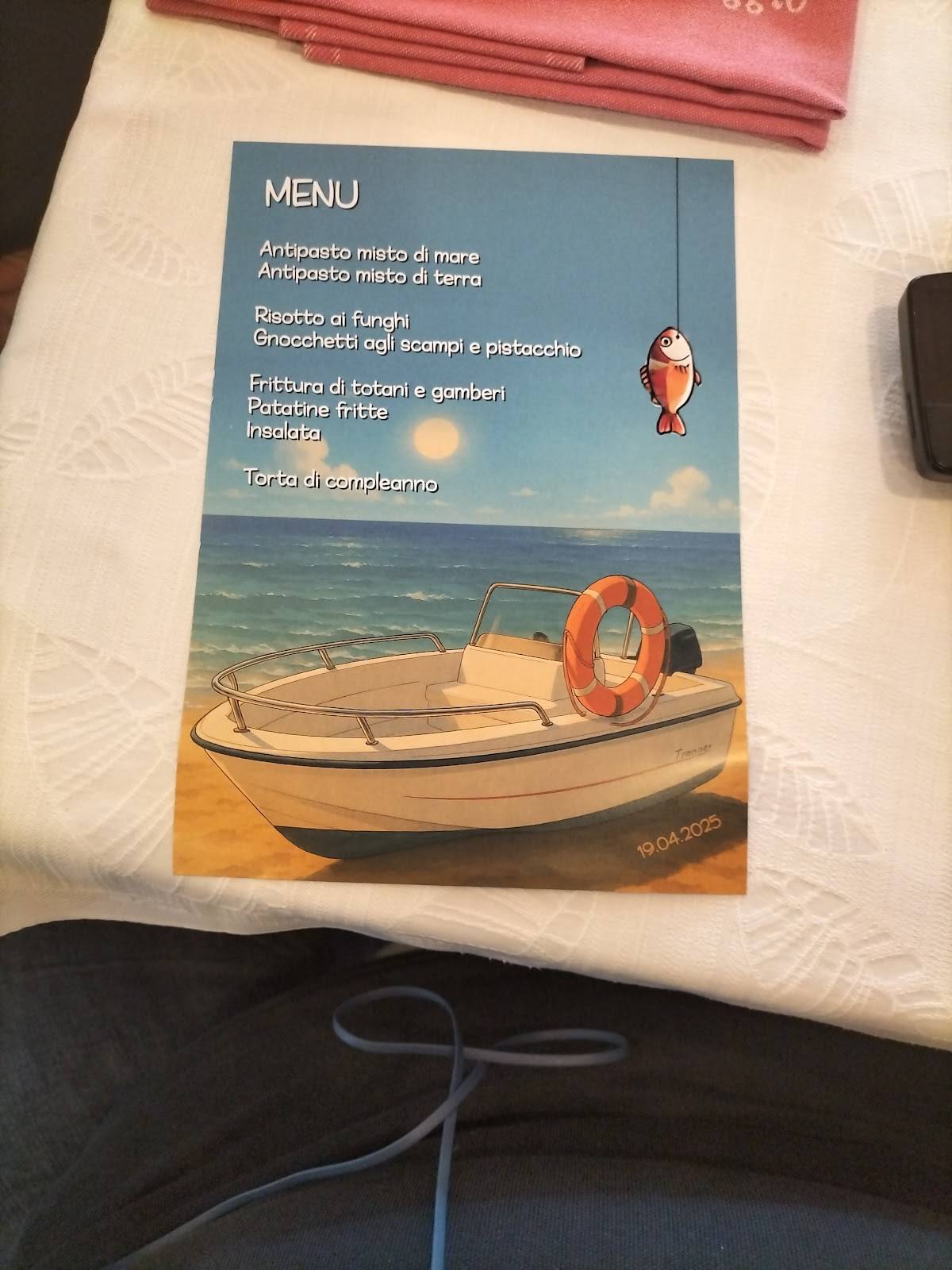 Menu di I'Poggio 