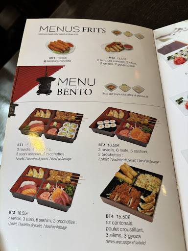 Menu de ITOUYA