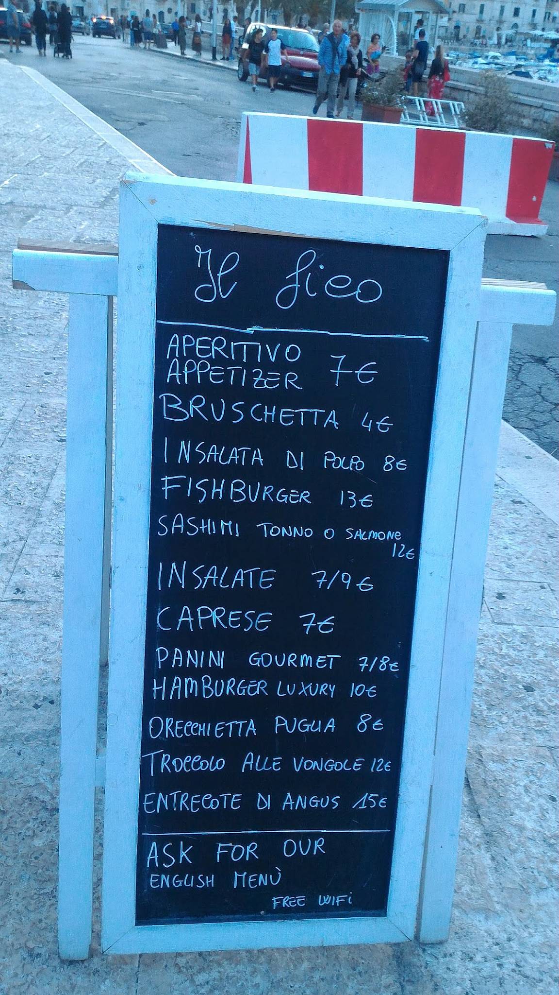 Menu di Il Fico 