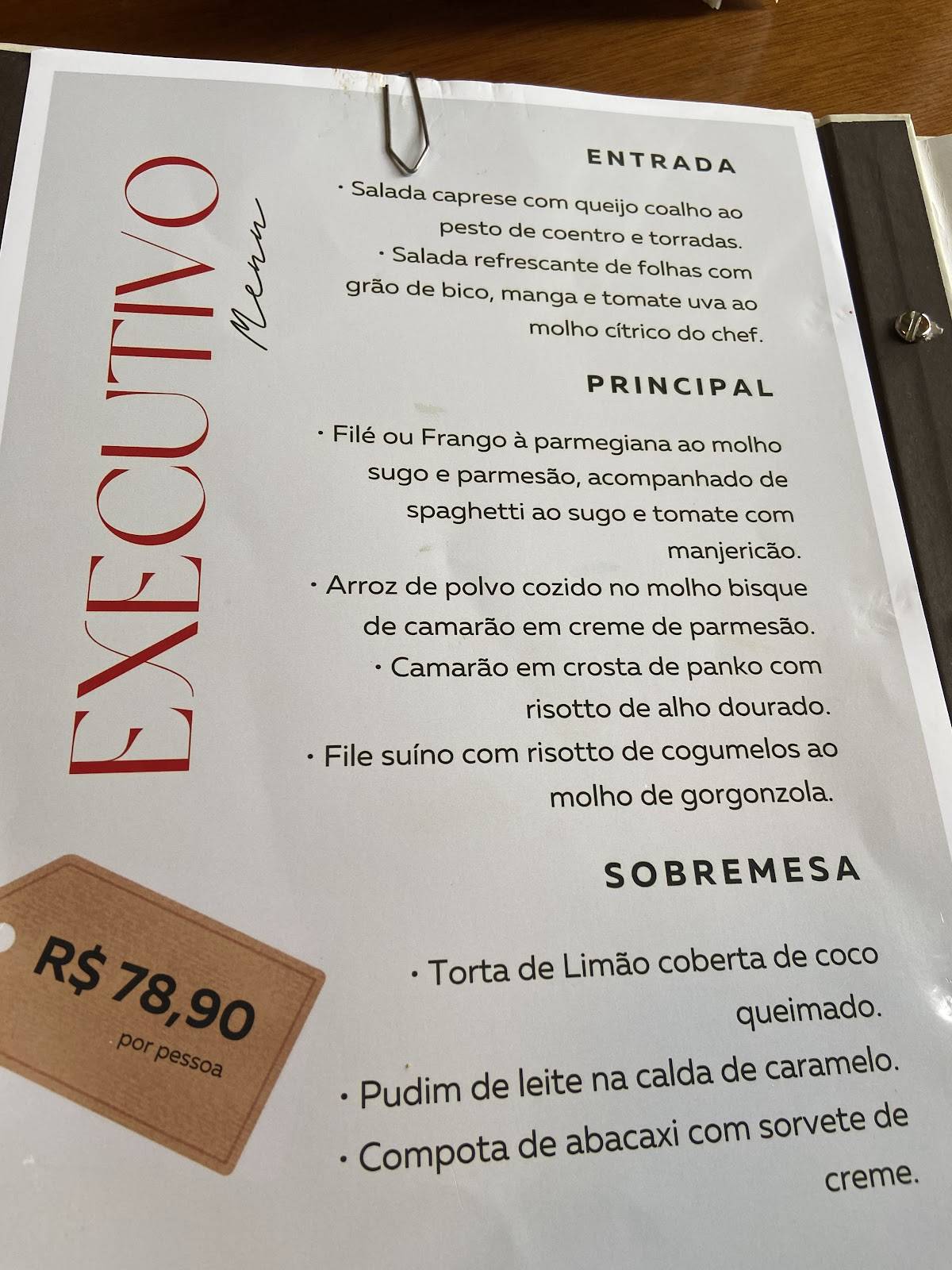 Il Filetto Ristorante cardápio