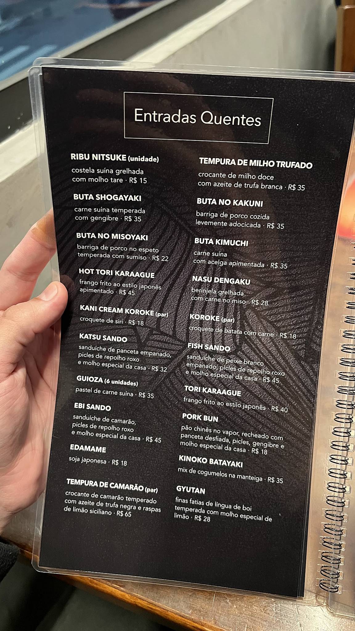 Imai Izakaya cardápio