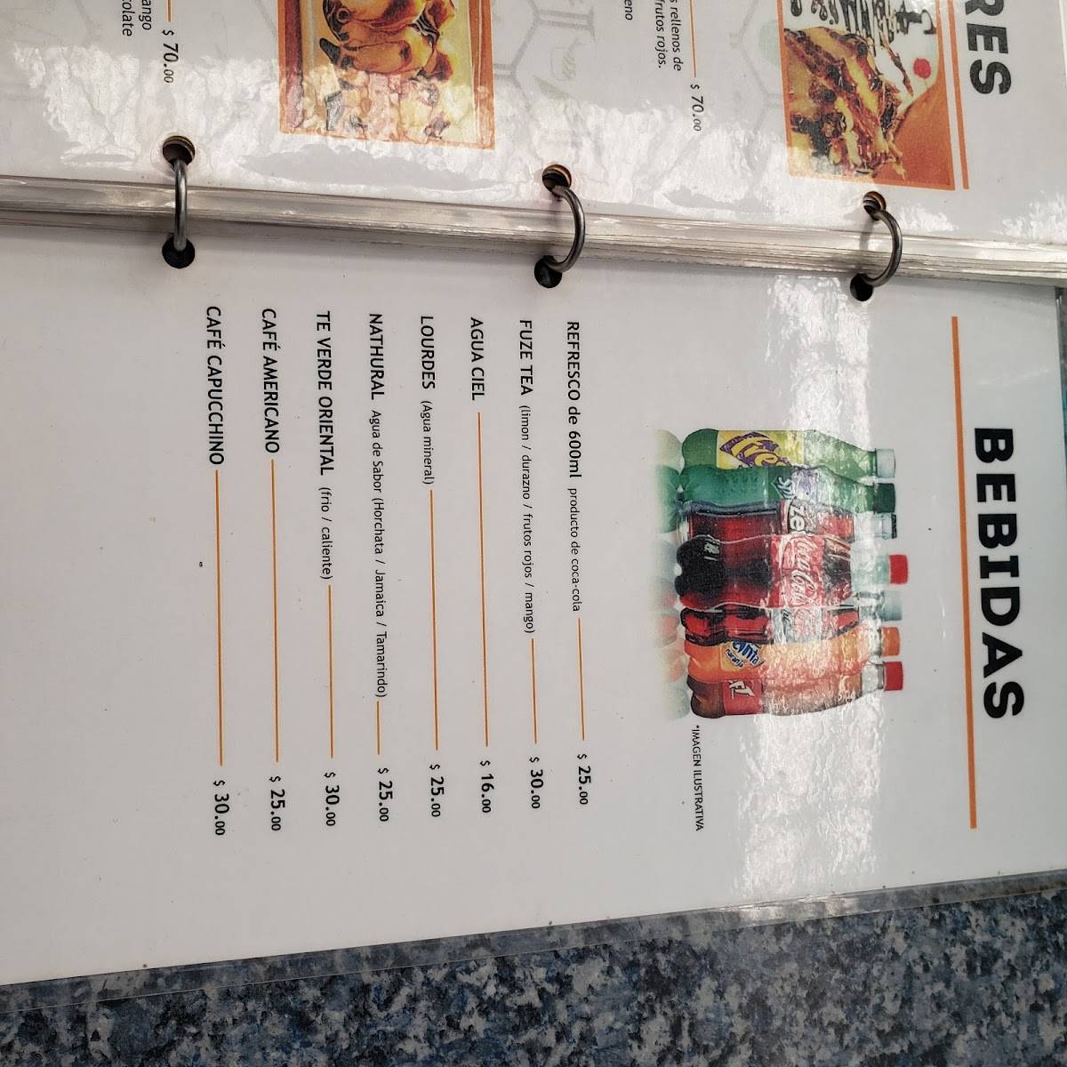 Carta del restaurante Inari, San Luis Potosi, Plaza Tangamanga
