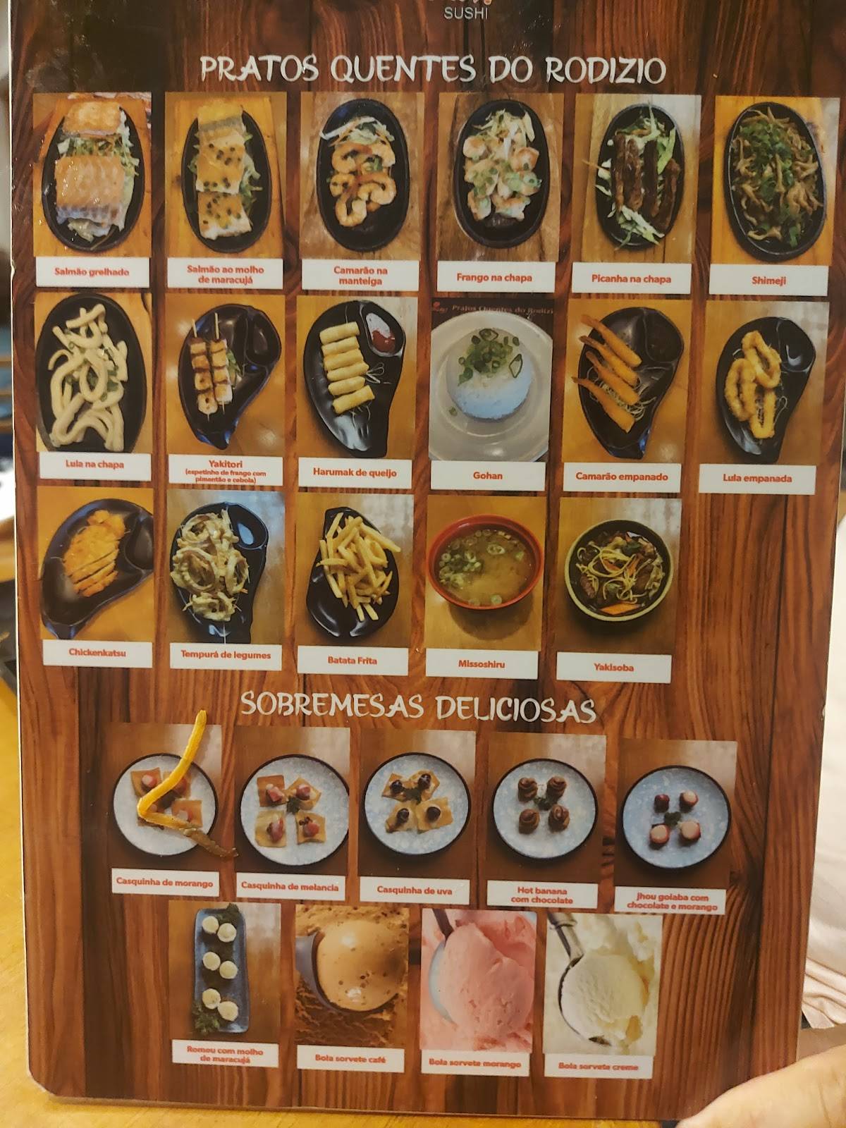 Inazuma Sushi - Sorocaba - SP cardápio