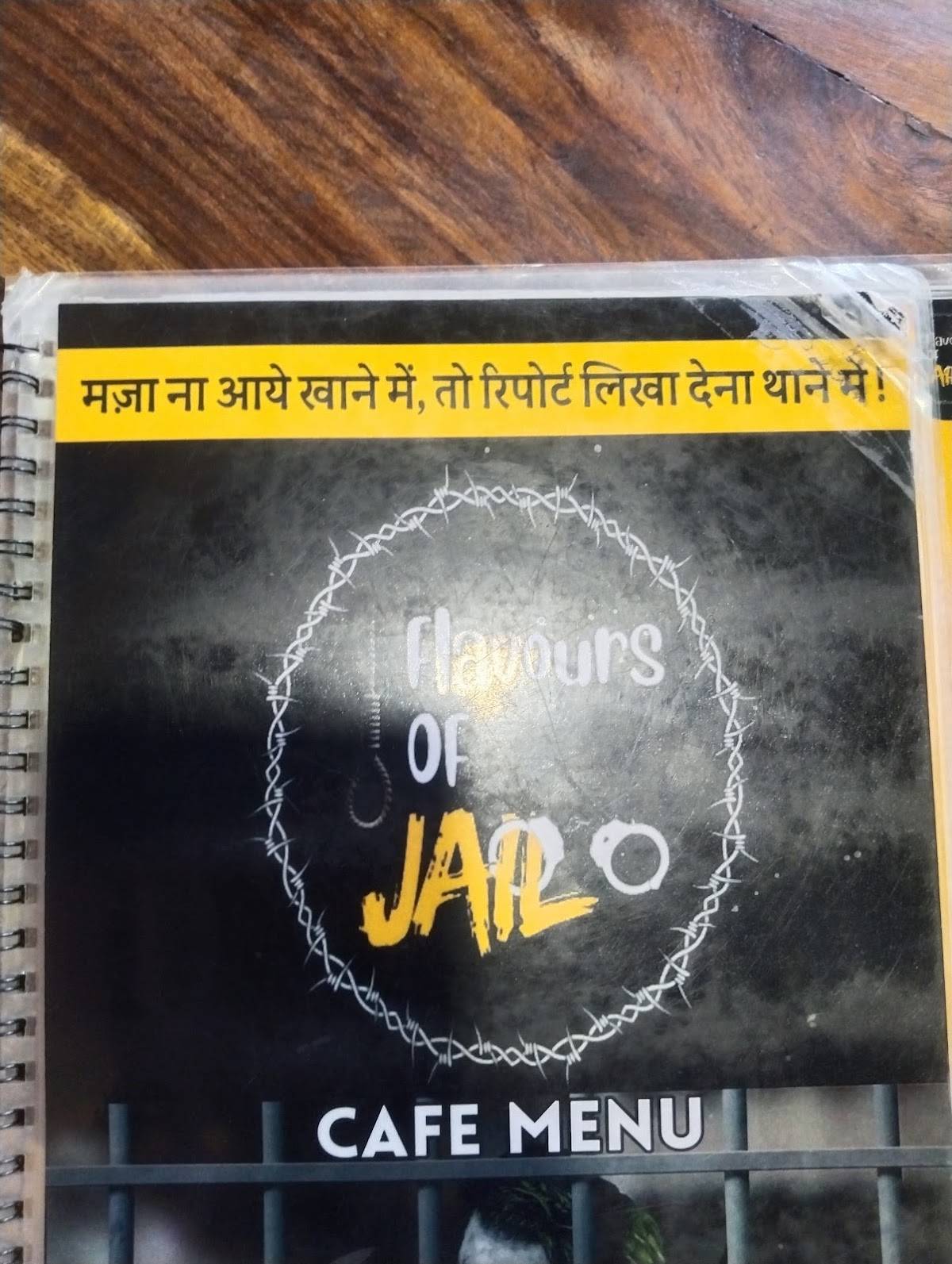 Flavours of jail - Best restaurant and cafe menu
