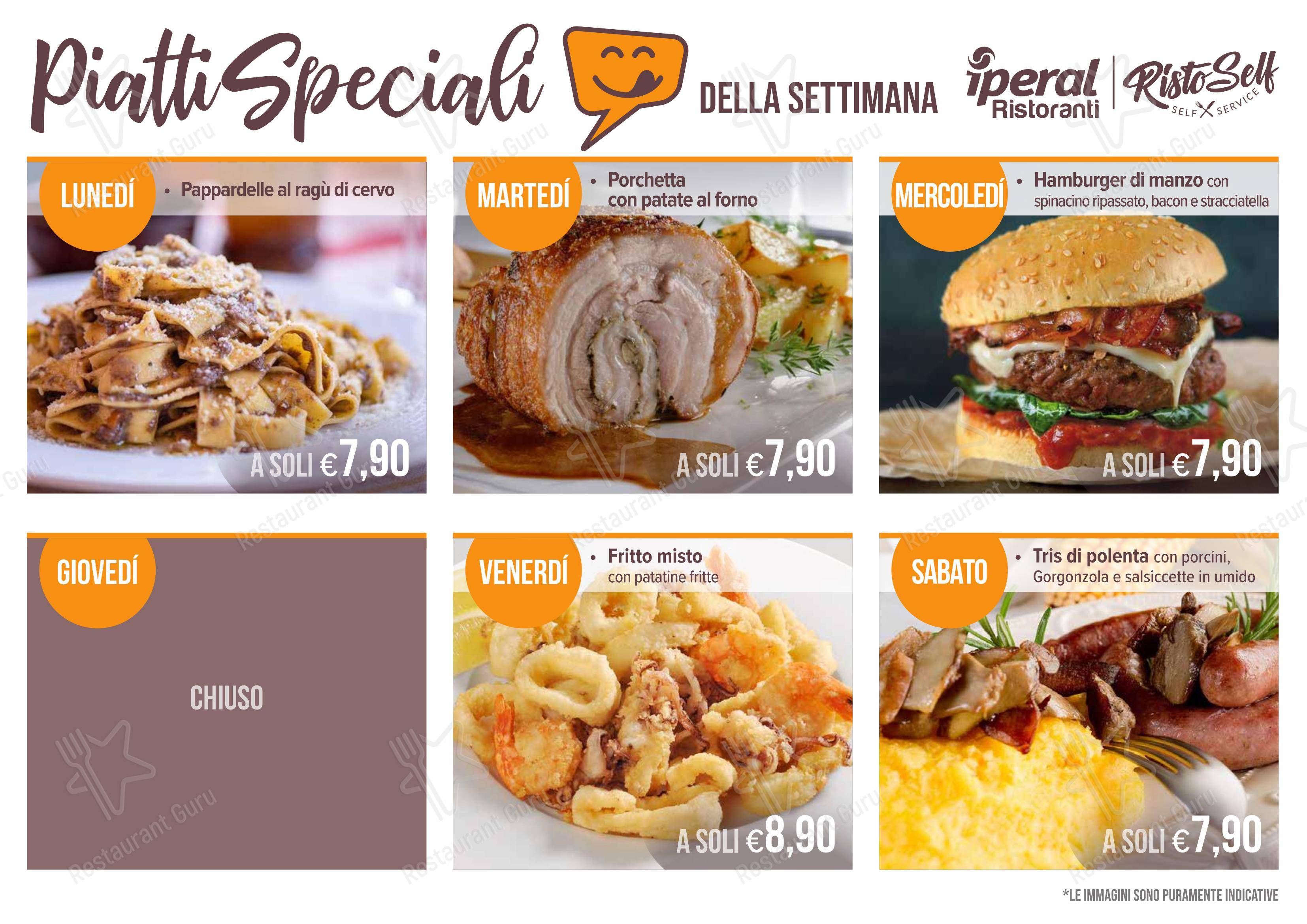 Menu di Iperal RistoBar - Fuentes - Детское