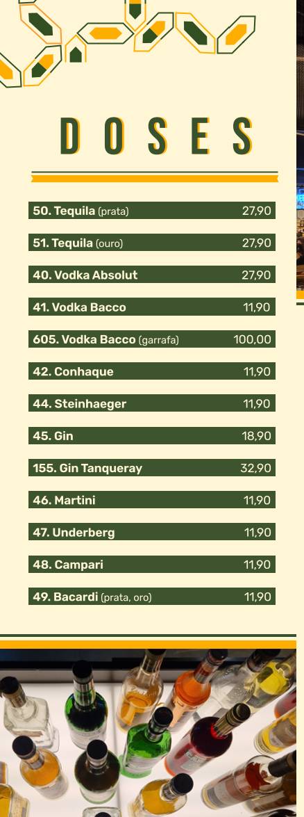 Jabuti Bar cardápio
