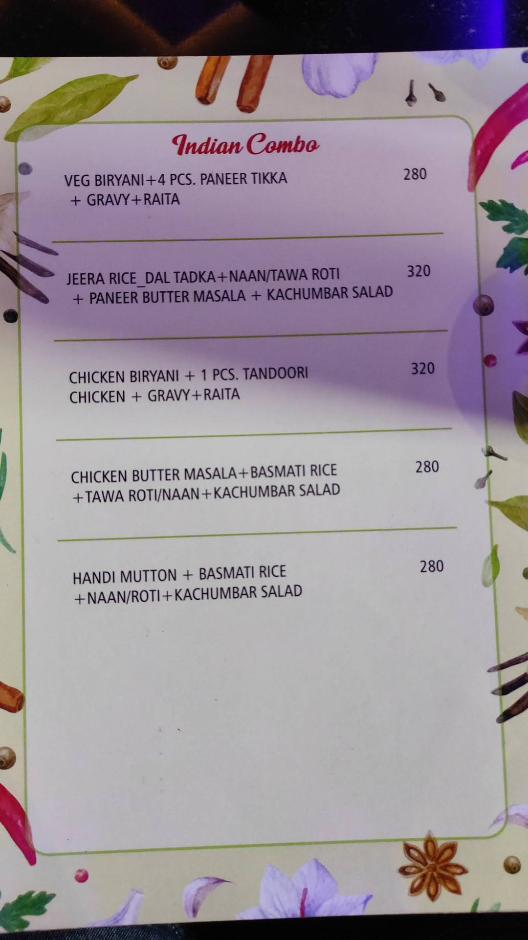 Chef Corner - Indian Restaurant in Kadma Jamshedpur/ Best Restaurant in Kadma Jamshedpur menu