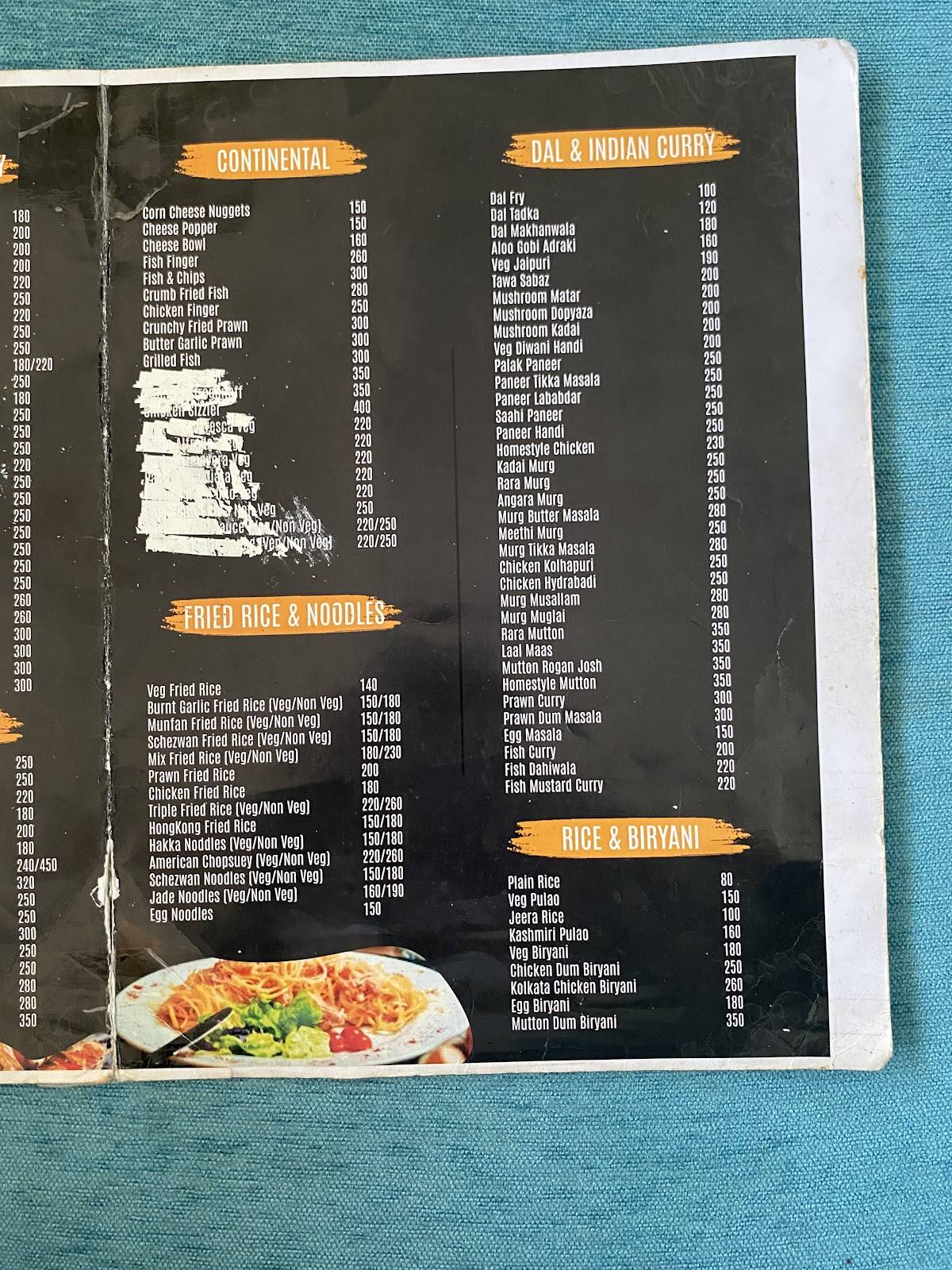 JIMIZZ RESTAURANT best restaurants in Cuttack best restaurants in Cuttack cda menu