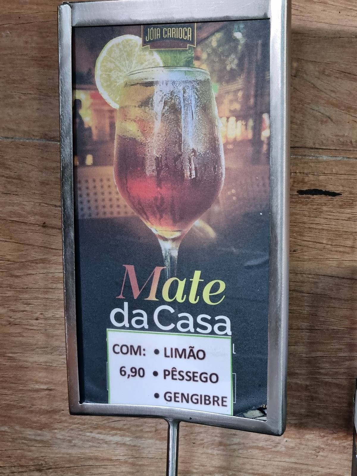 Bar Jóia Carioca cardápio