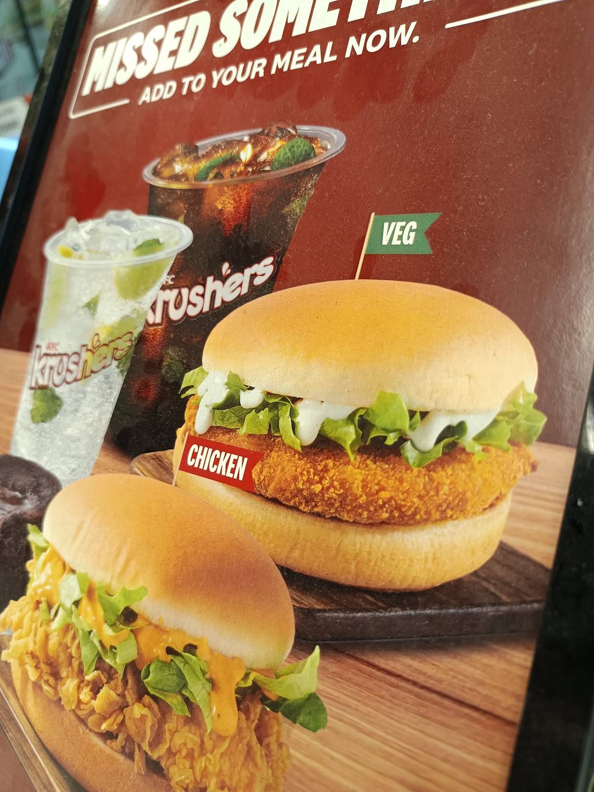 KFC menu