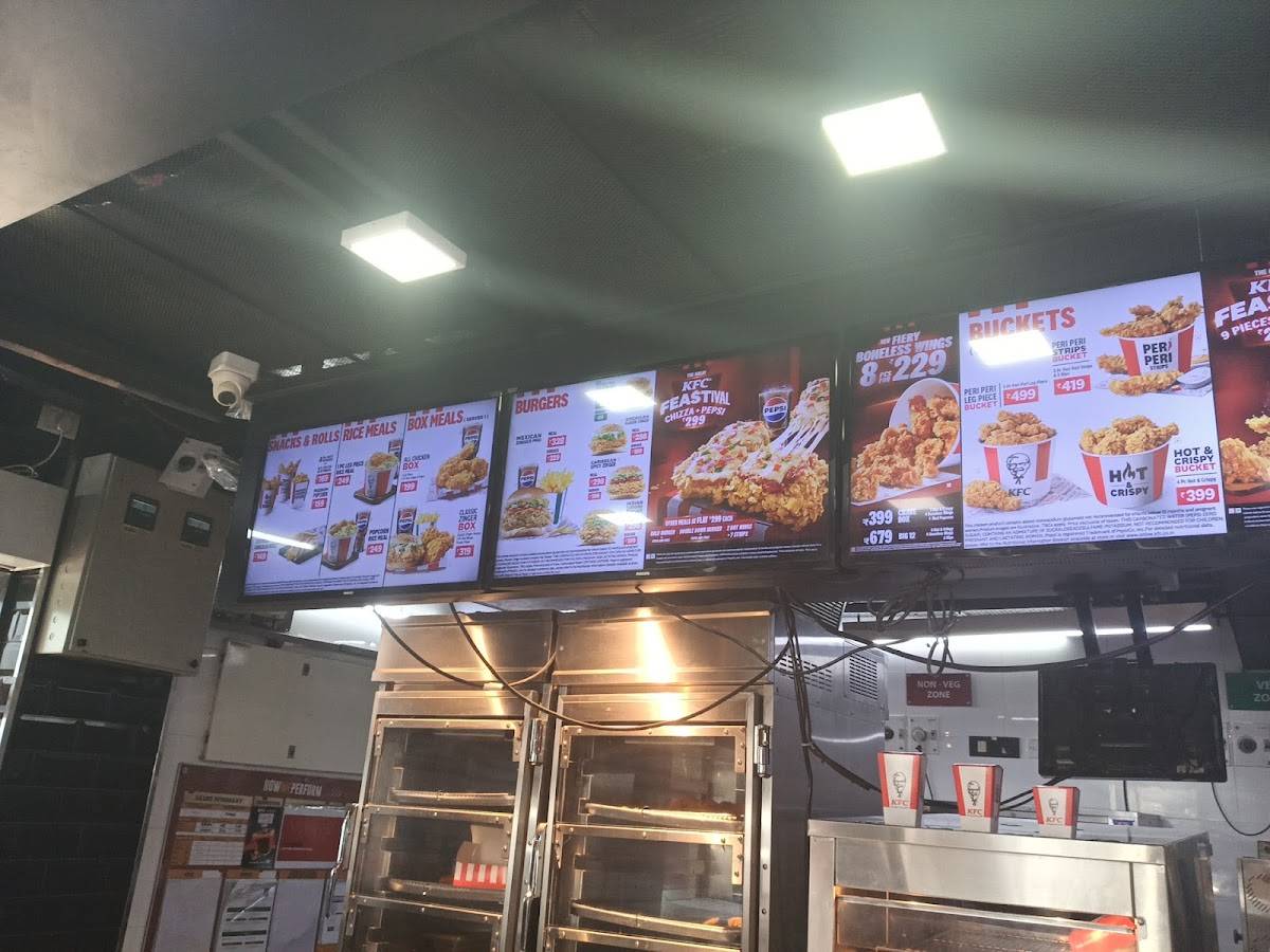 KFC menu