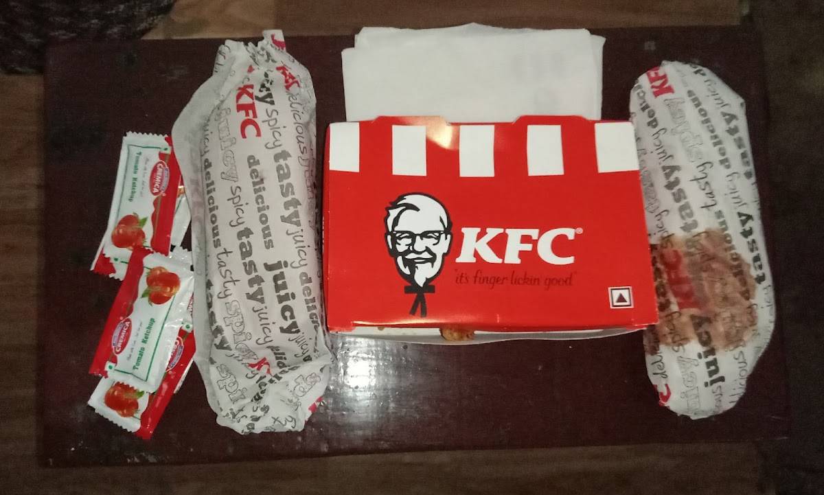 KFC menu