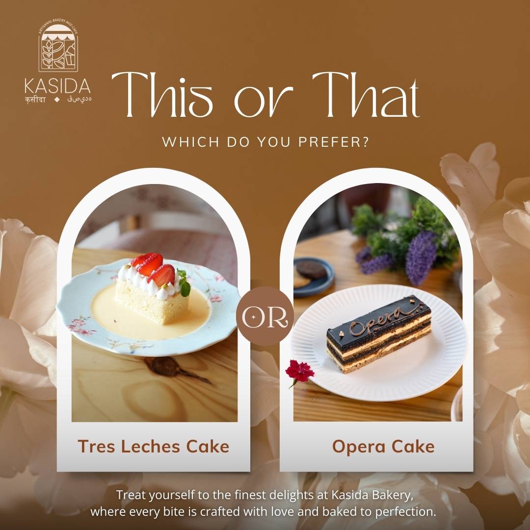 Kasida Artisanal Bakery and Cafe menu