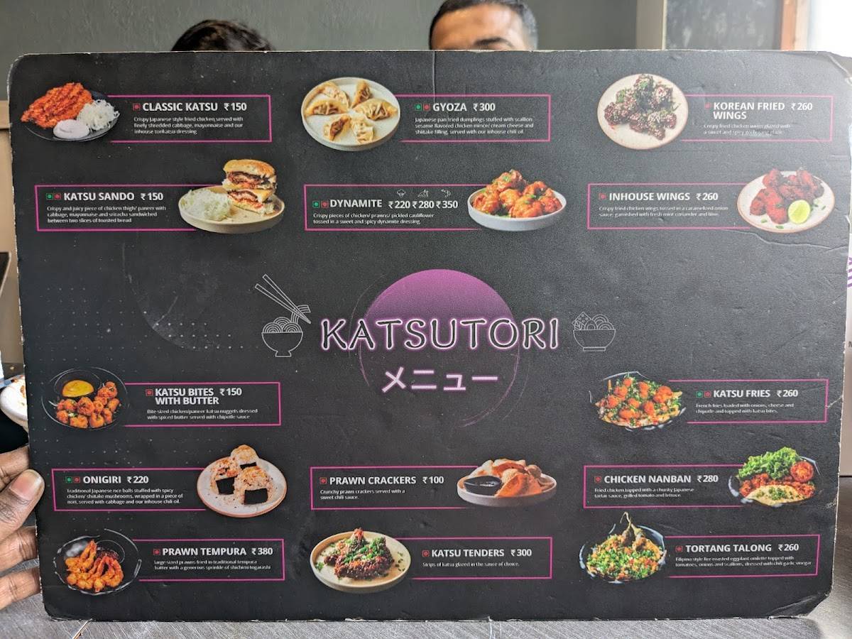 Katsutori menu
