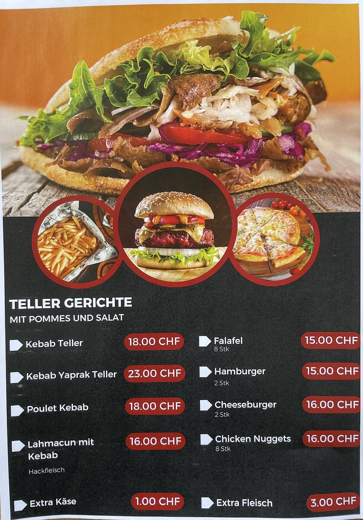 Menu di Kebab Time 