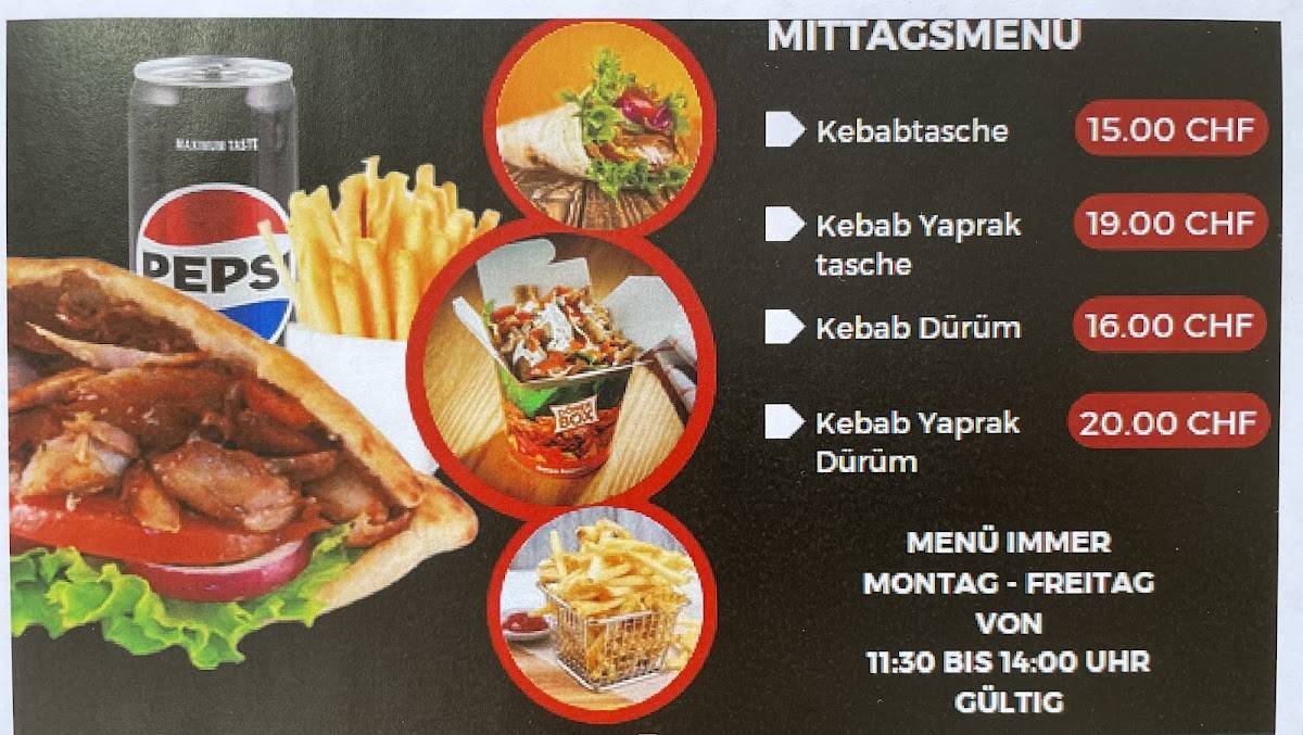 Menu di Kebab Time 
