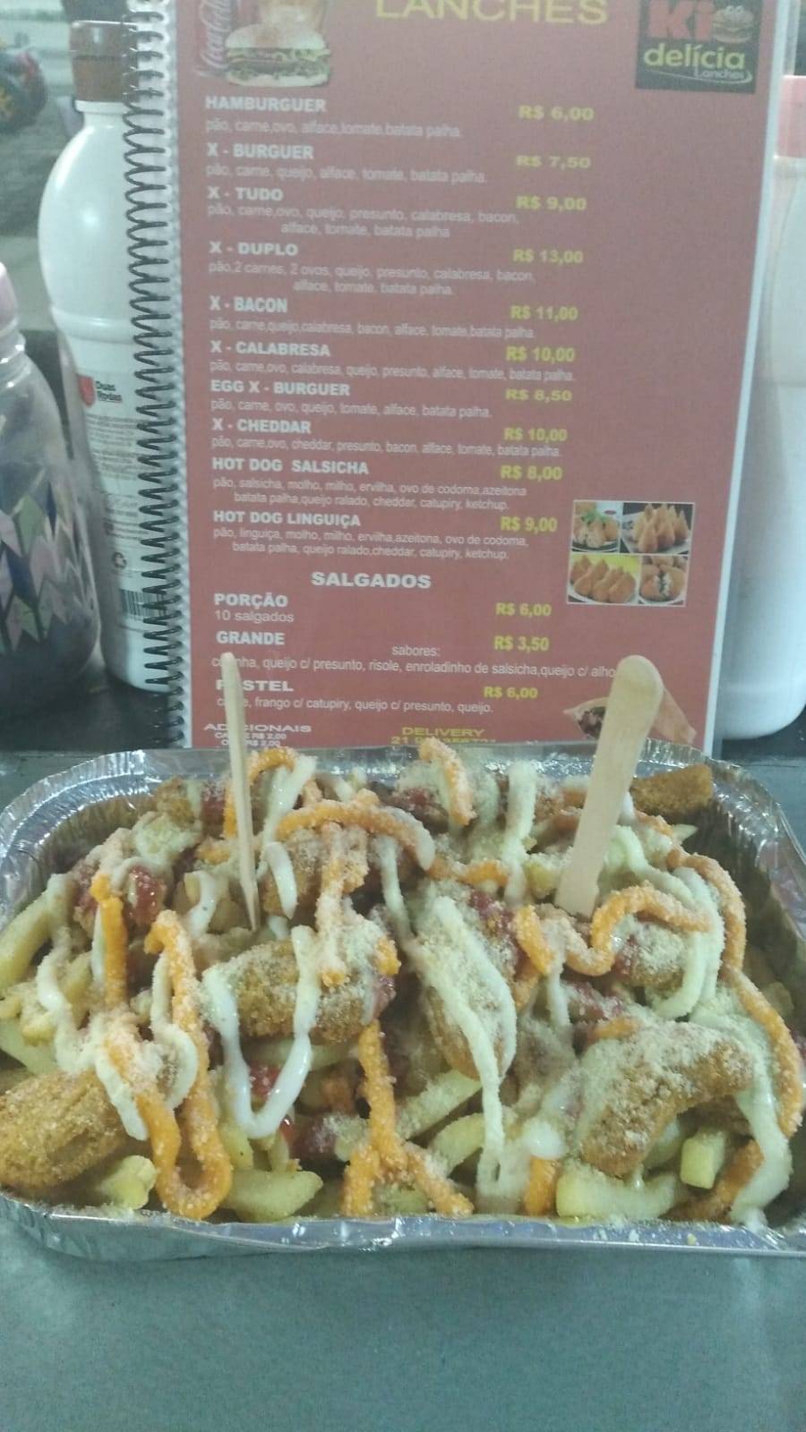 Ki-Delícia Lanches cardápio