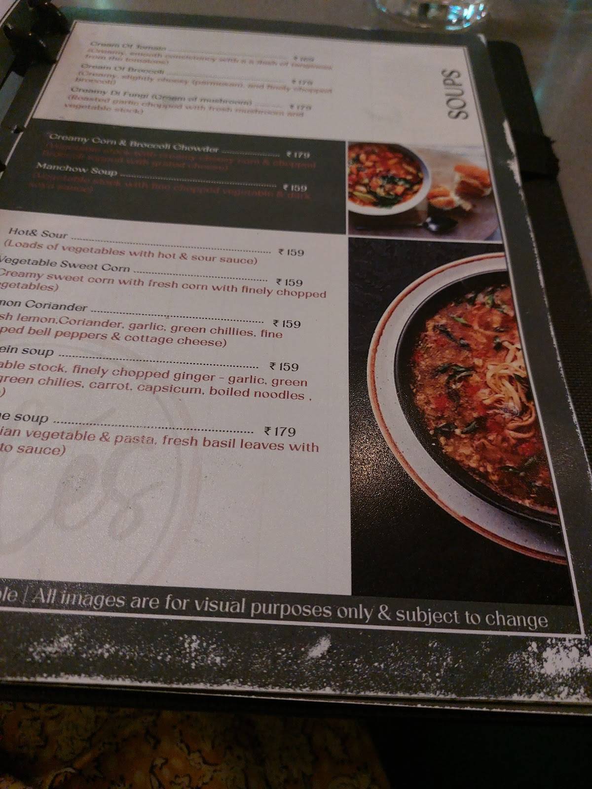 Kites menu