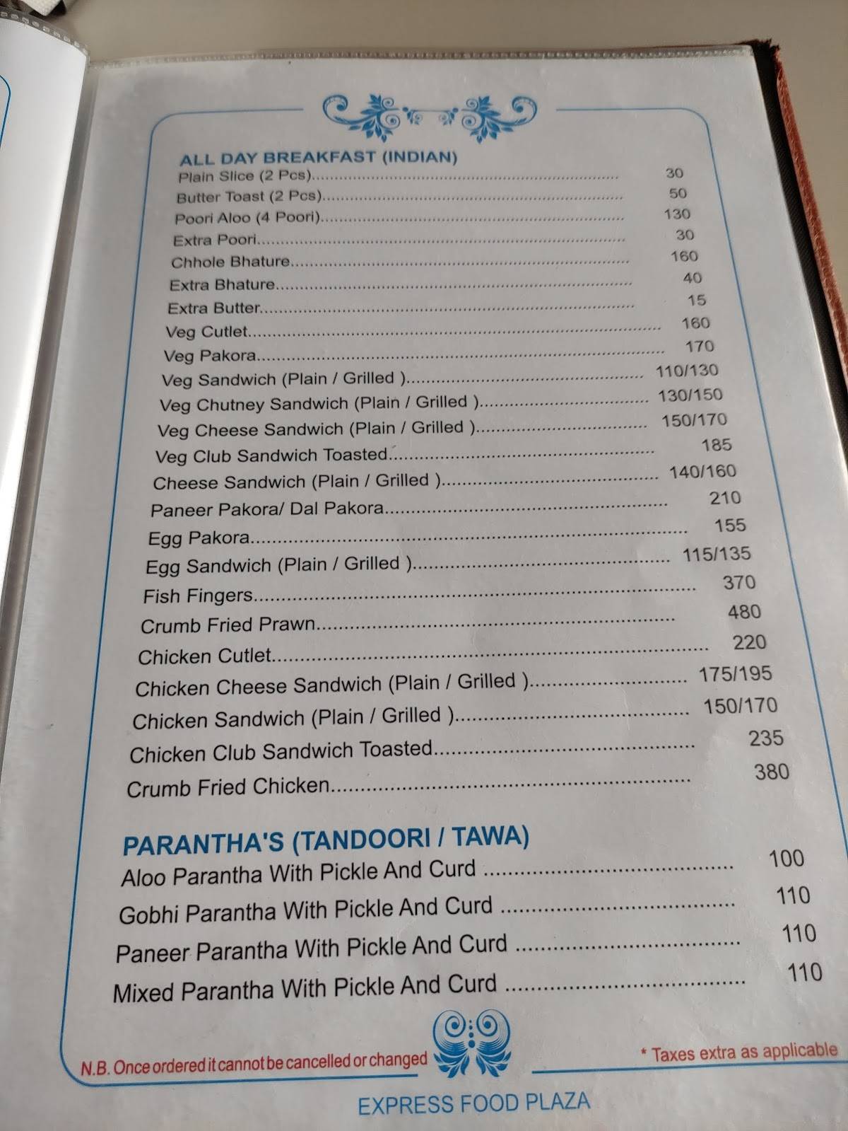 Menu at Express Food Plaza, Kolaghat, National Highway 6 WBSEDCL Sub