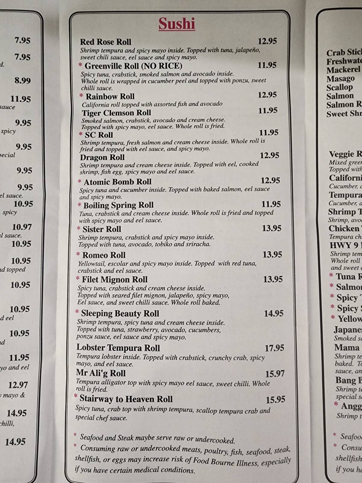 Konnichiwa Fort Mill Menu - nlm1mgp