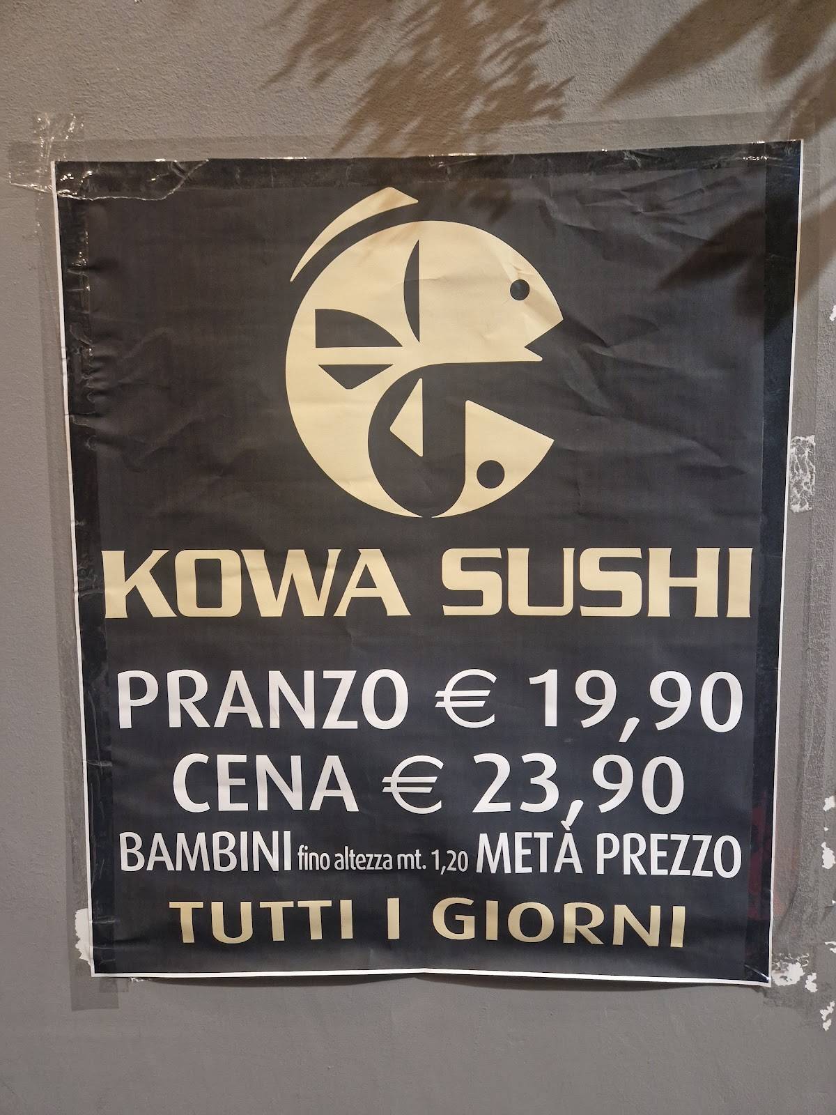 Menu di Kowa sushi - Castel Bolognese 