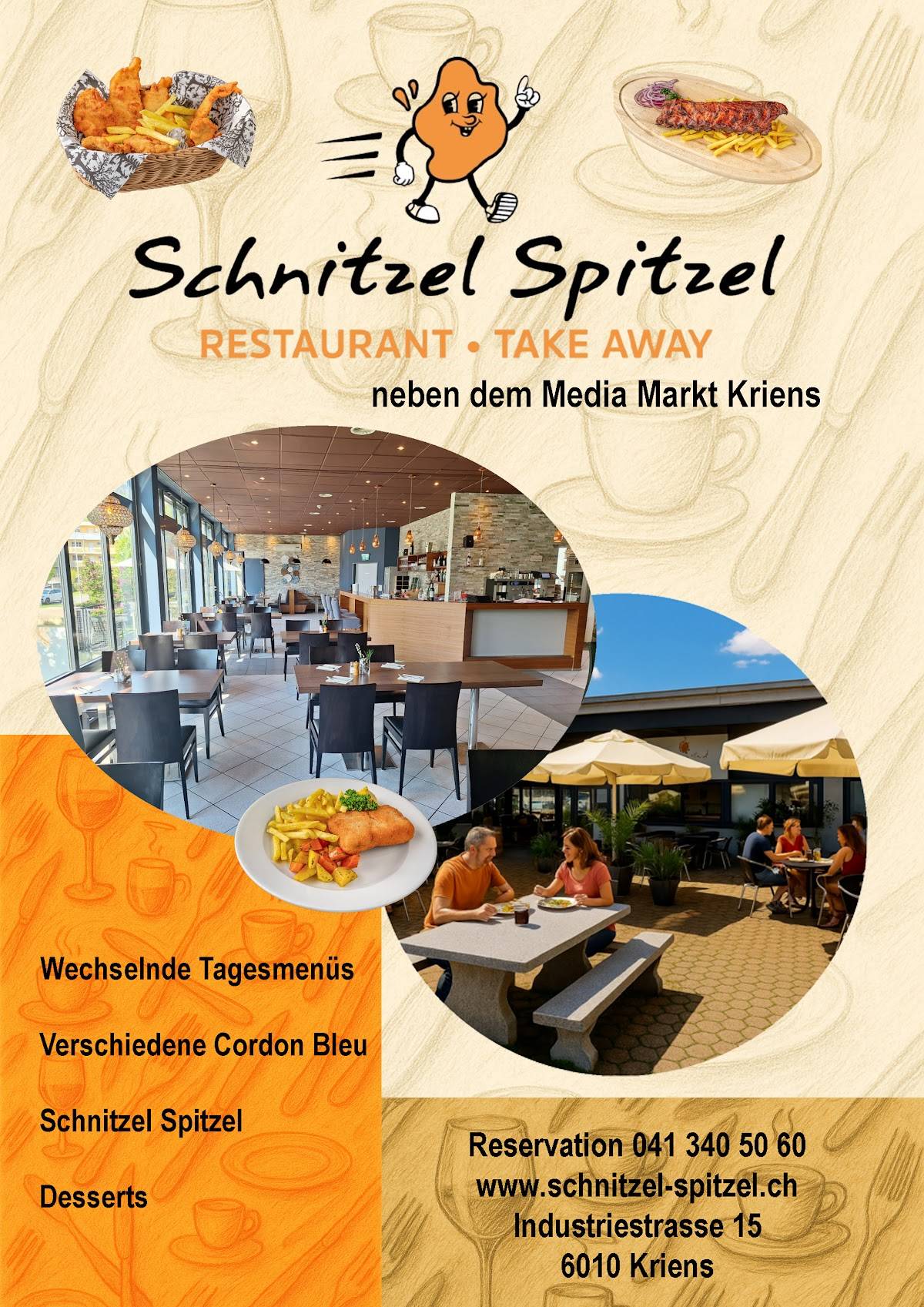 Menu di Schnitzel Spitzel Restaurant & Take Away 